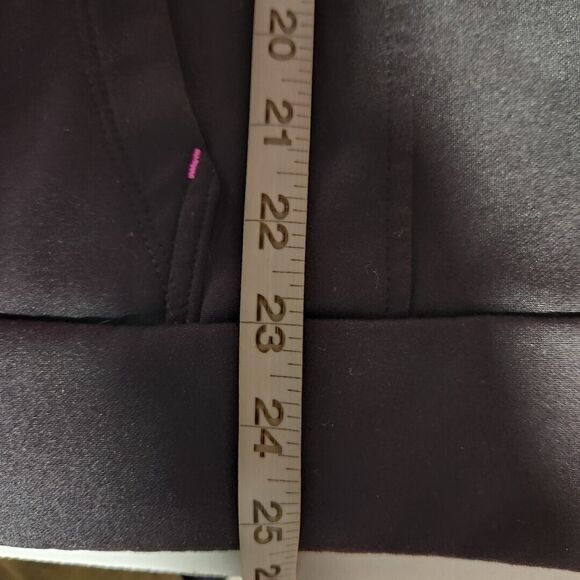 The North Face Womens Sz L Pullover Hooded Sweatshirt Hoodie Black Purple Logo - Picture 10 of 10